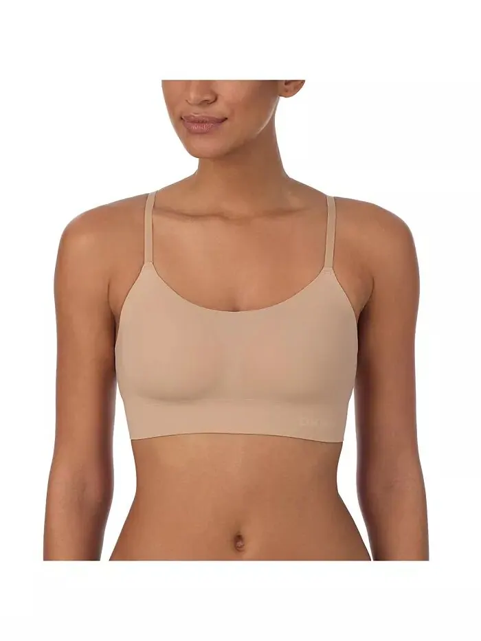 Женский бесшовный бюстгальтер Litewear DK4028 DKNY — изображение 1 из 2, коричневый/бежевый