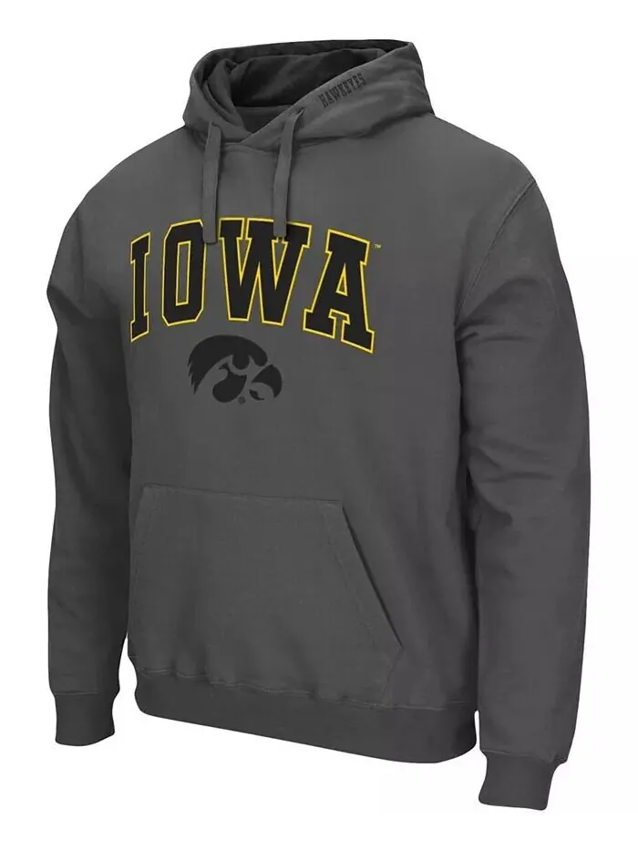 Мужская толстовка с капюшоном Iowa Hawkeyes Arch Logo 3.0 Colosseum — изображение 2 из 3, золото