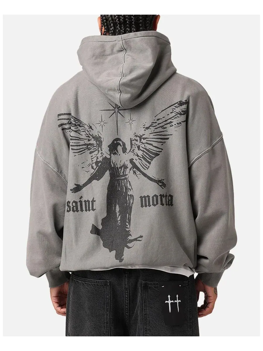 SAINT MORTA Мужская толстовка Ethereal Hoodie — изображение 3 из 5, нет цвета