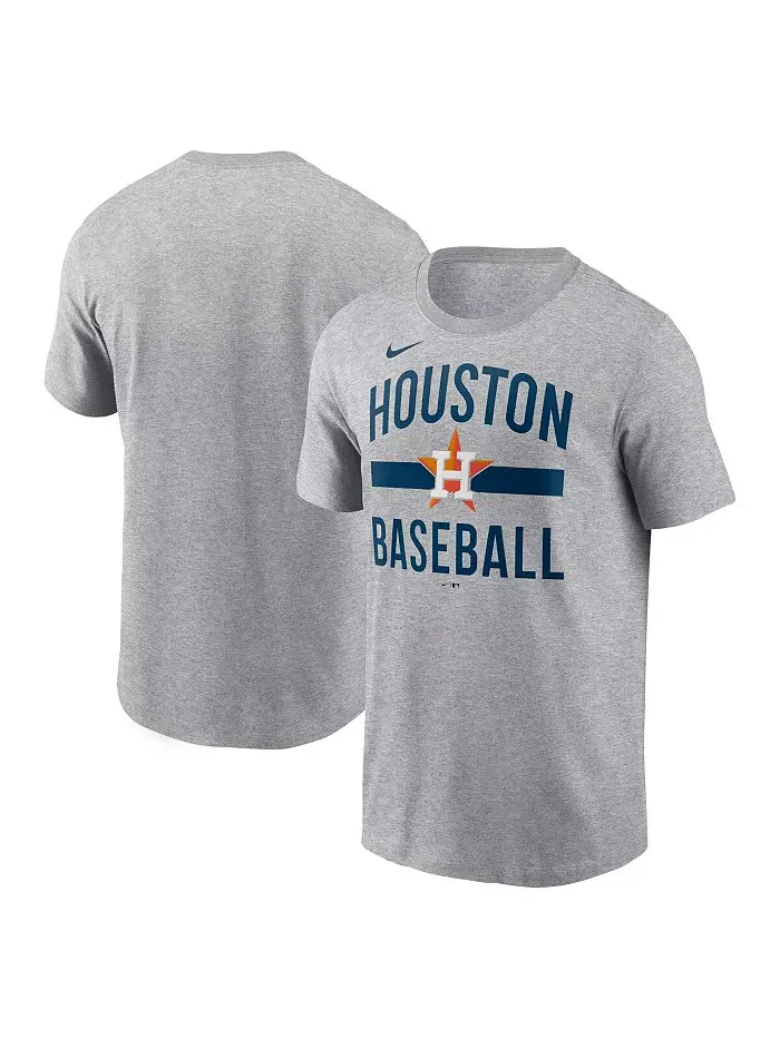 Мужская футболка Houston Astros с арочным принтом — изображение 1 из 3, серый