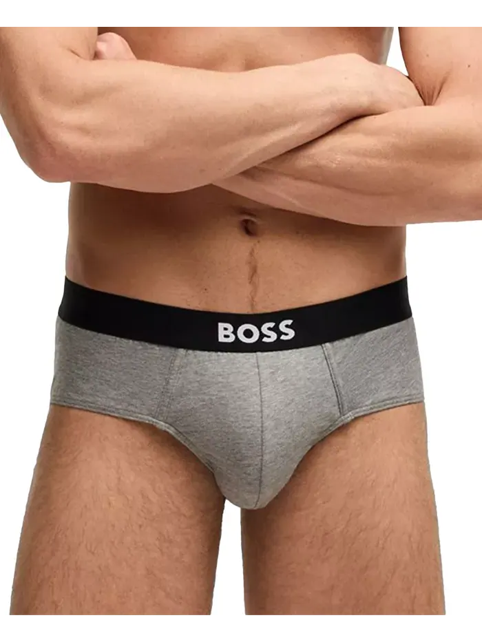 HUGO by Hugo Boss Мужские трусы с логотипом, 3 шт — изображение 2 из 7, черный