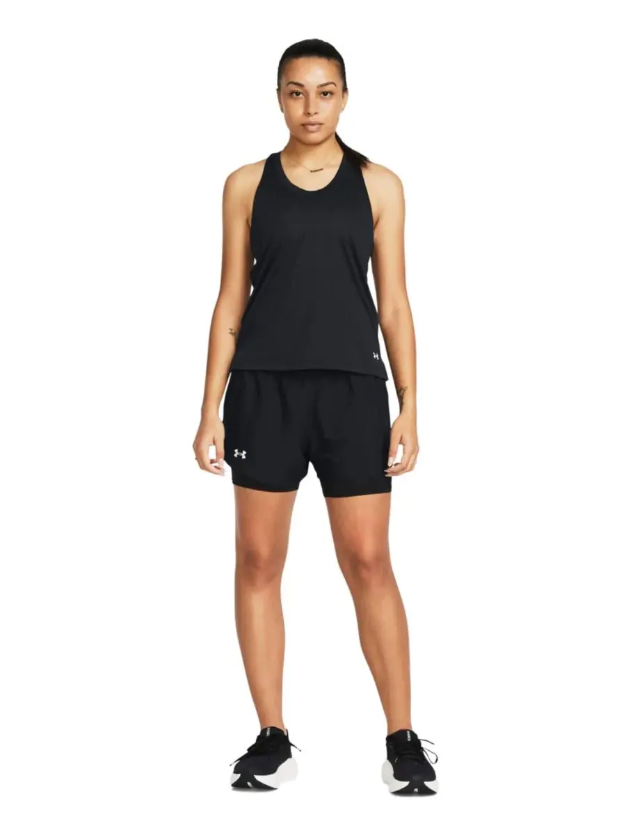 Женские шорты Fly By 2-в-1 Under Armour — изображение 3 из 5, черный