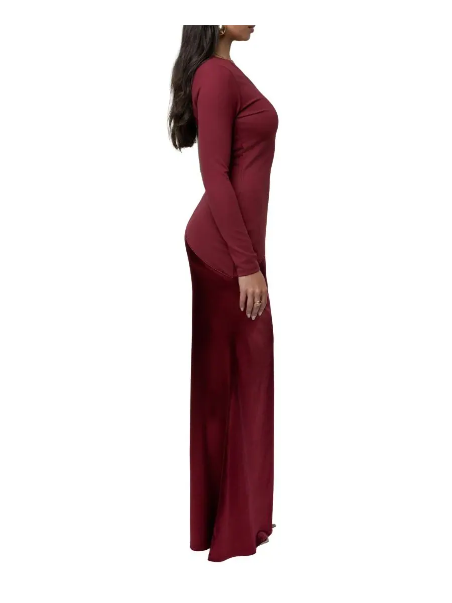 Женское макси-платье Look Of Desire JLUXLABEL — изображение 2 из 9, красный