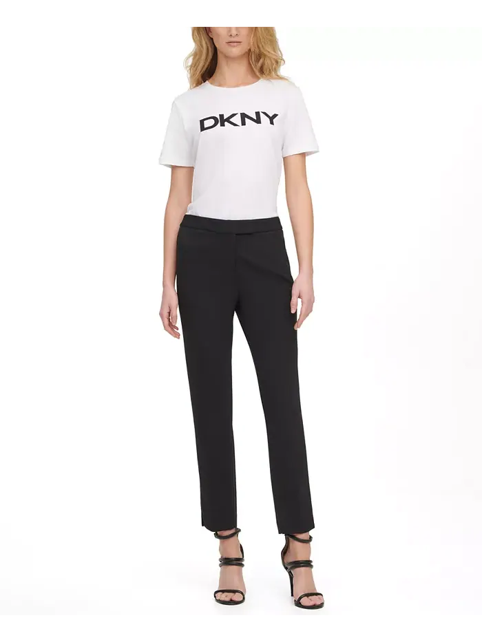 Куртка с открытым передом и узкие брюки до щиколотки DKNY — изображение 4 из 4, черный