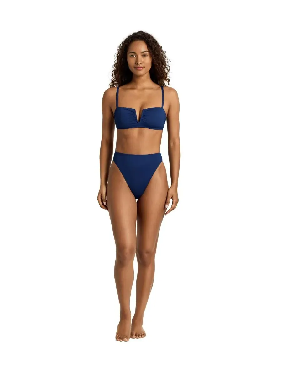 Женские плавки Saturn High Leg Modern Coverage Swim Brief Lauren Ralph Lauren