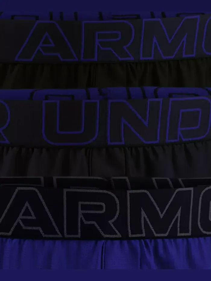 Мужские боксеры 6" Solid Performance Tech Mesh, 3 шт Under Armour — изображение 4 из 4, синий