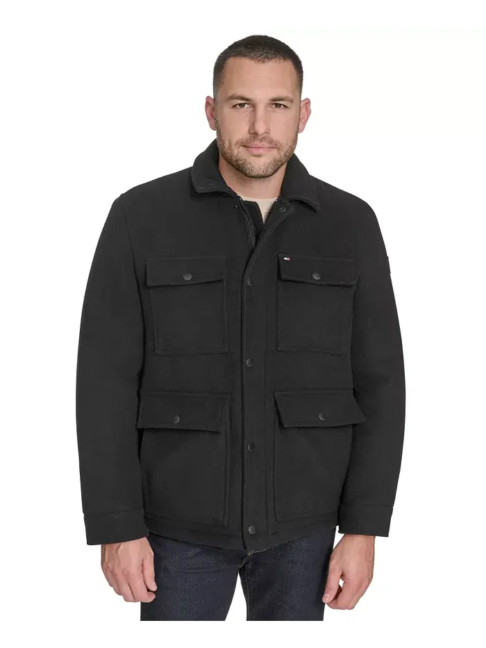 Мужская куртка Field из шерстяной смеси Tommy Hilfiger