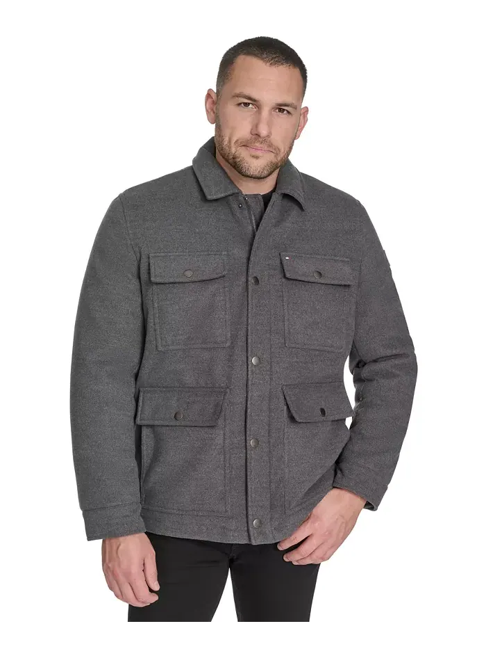 Мужская куртка Field из шерстяной смеси Tommy Hilfiger