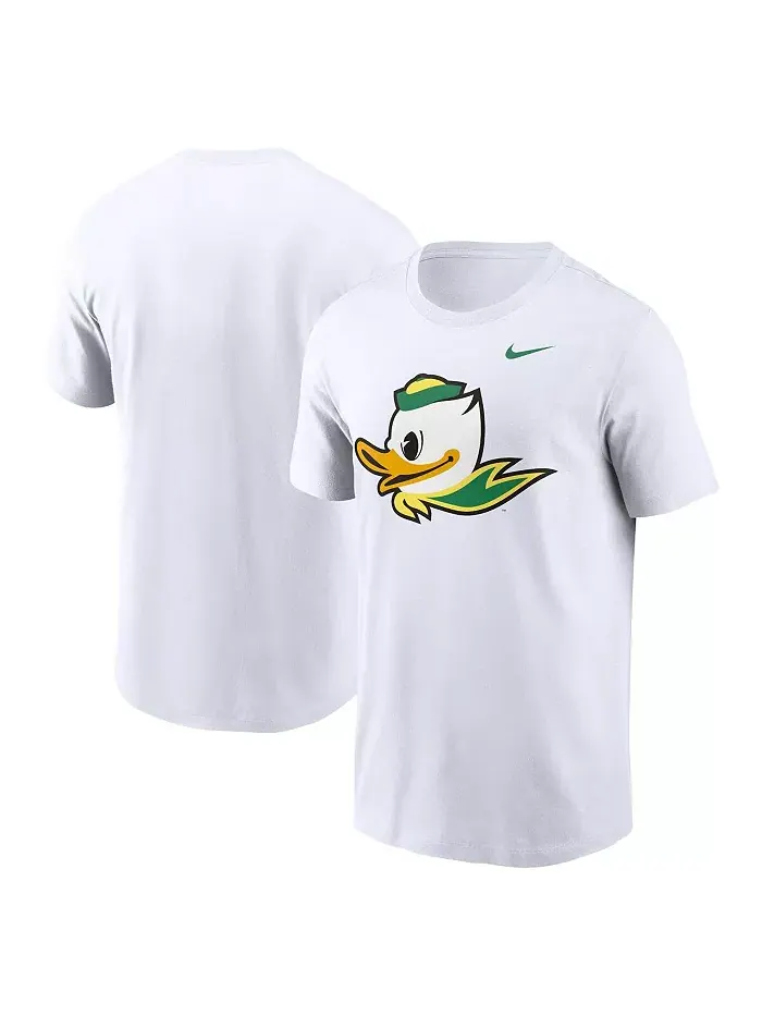 Мужская футболка Oregon Ducks Primetime Evergreen с альтернативным логотипом Nike — изображение 1 из 5, белый