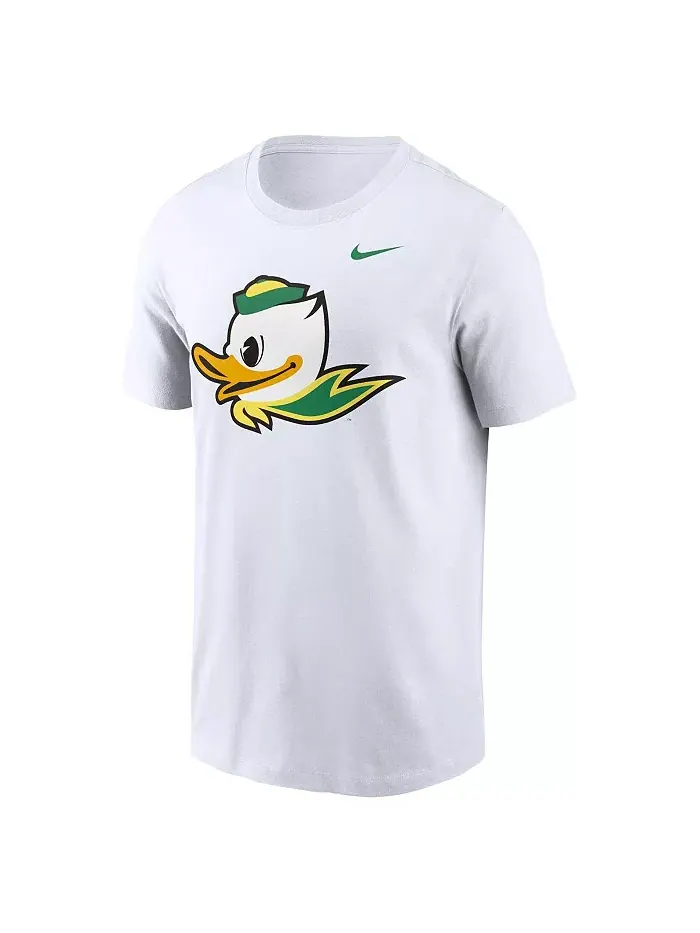 Мужская футболка Oregon Ducks Primetime Evergreen с альтернативным логотипом Nike — изображение 3 из 5, белый