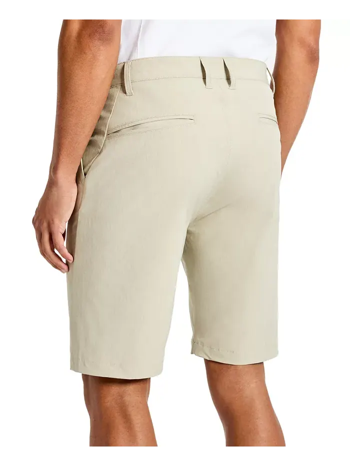 Мужские шорты Heathered Tech Performance 9" Kenneth Cole — изображение 2 из 3, хаки