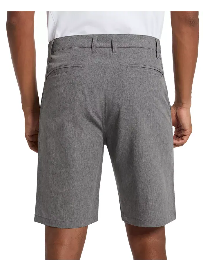 Мужские шорты Heathered Tech Performance 9" Kenneth Cole — изображение 2 из 4, серый