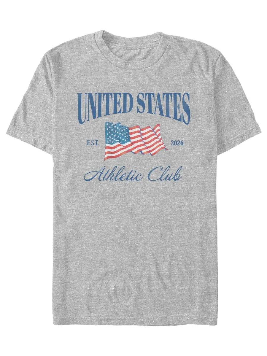 Мужская футболка с графическим принтом United States Athletic Club Fifth Sun — изображение 1 из 3, приглушенный