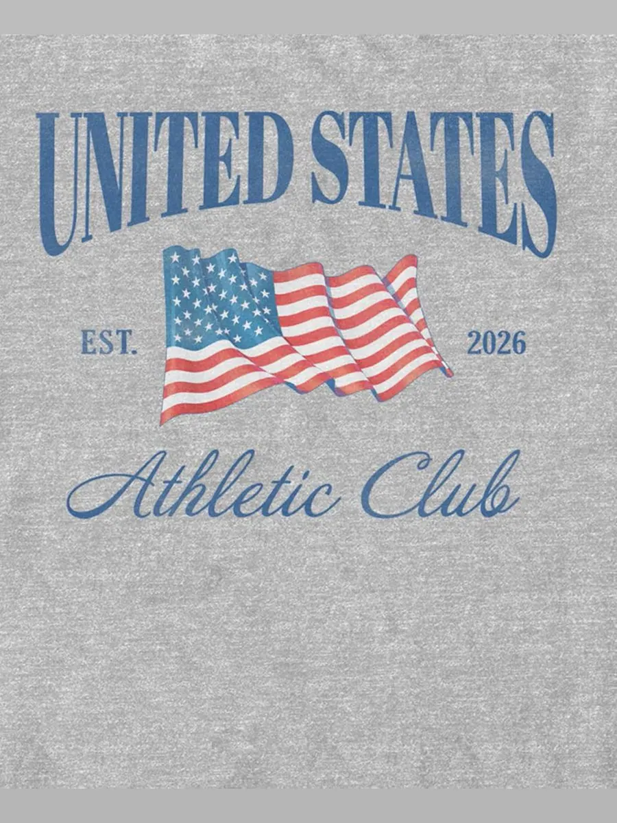 Мужская футболка с графическим принтом United States Athletic Club Fifth Sun — изображение 3 из 3, приглушенный