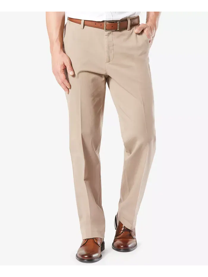 Мужские рабочие брюки Workday Smart 360 Flex Classic Fit Khaki Stretch Dockers