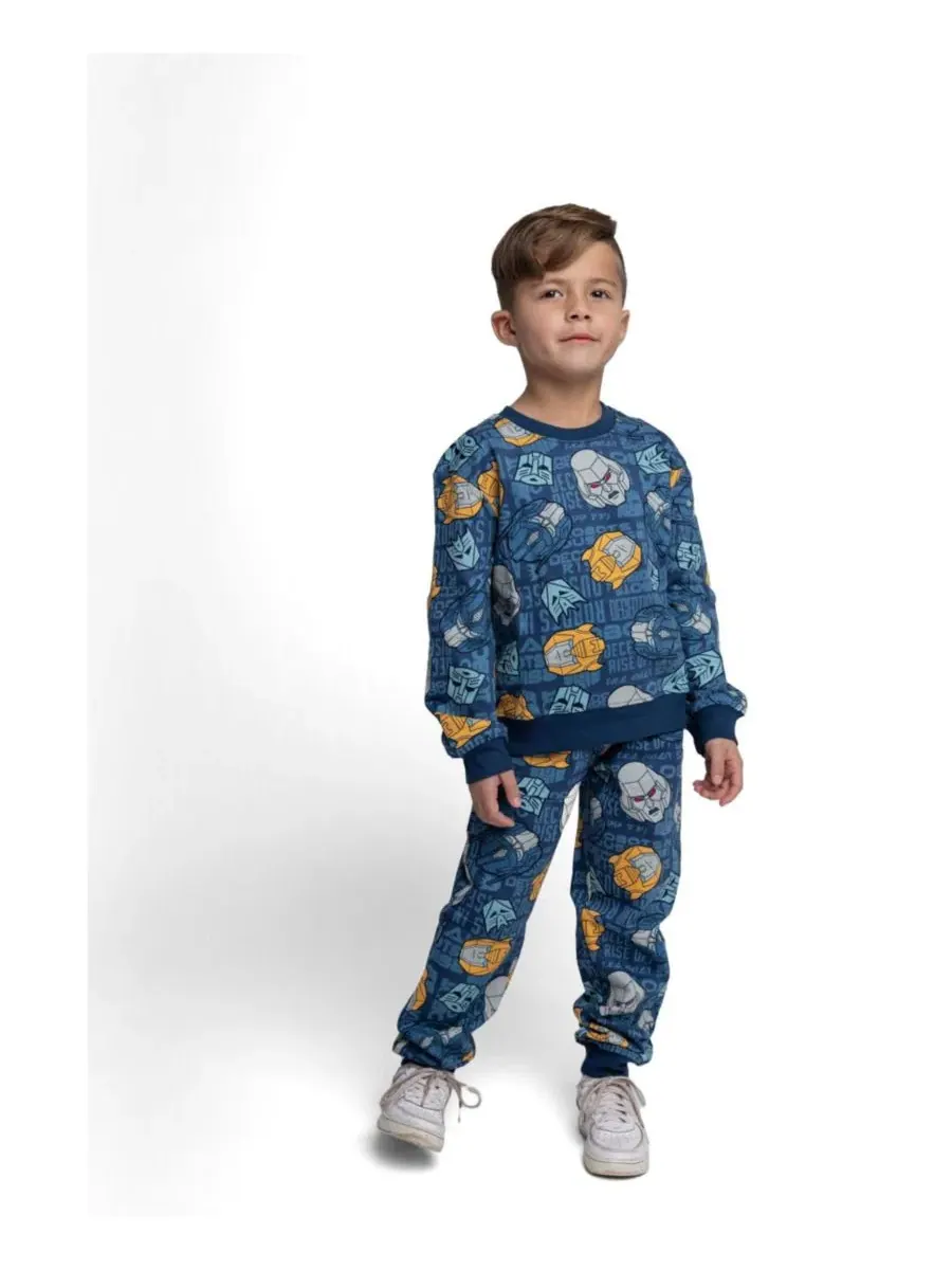 Комплект из свитшота и джоггеров Transformers Fleece 2-Piece Set Transformers Navy — изображение 3 из 3, темно-синий