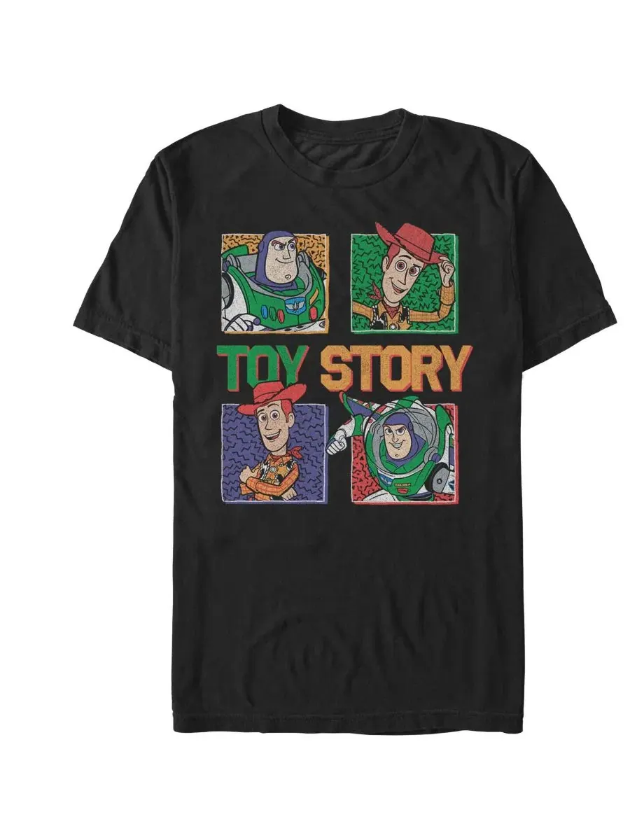 Футболка с принтом Toy Story Ninties Foursquare Fifth Sun — изображение 1 из 3, черный