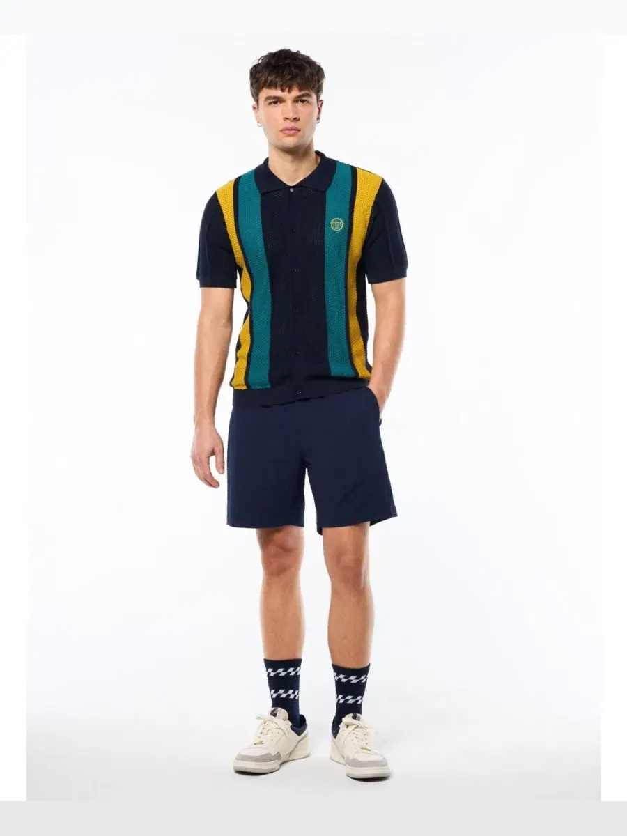 Поло-рубашка Montell Knit Polo Sergio Tacchini — изображение 2 из 5, синий