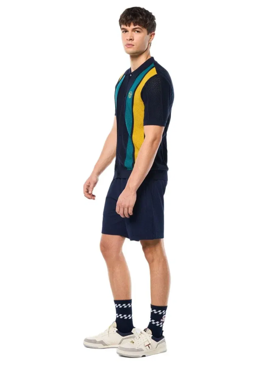Поло-рубашка Montell Knit Polo Sergio Tacchini — изображение 3 из 5, синий