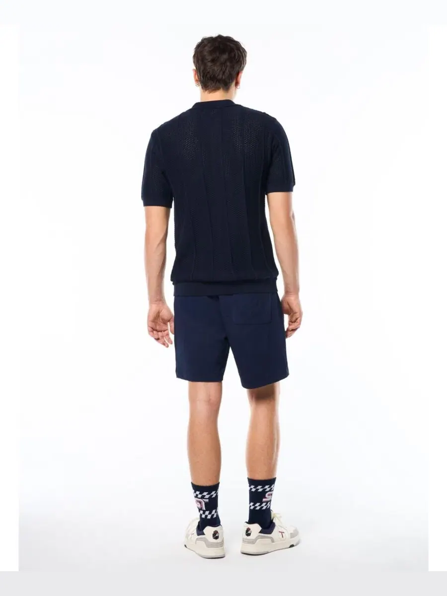 Поло-рубашка Montell Knit Polo Sergio Tacchini — изображение 4 из 5, синий