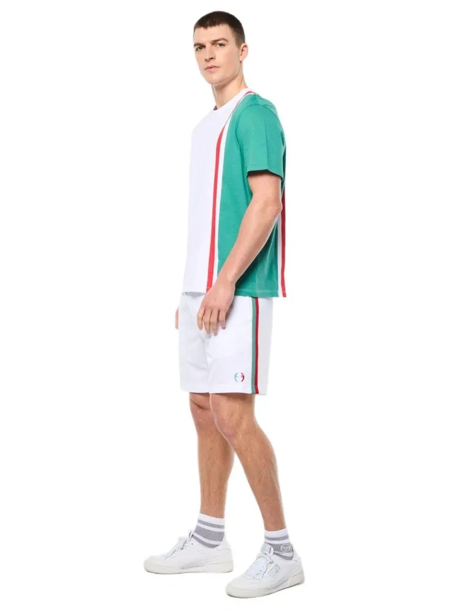 Футболка с контрастной полосой Classico Sergio Tacchini — изображение 3 из 5, белый