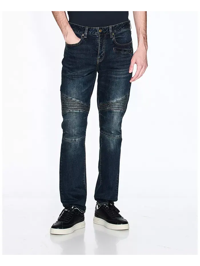 Мужские джинсы J27 Skinny Biker A|X Armani Exchange — изображение 1 из 5, синий