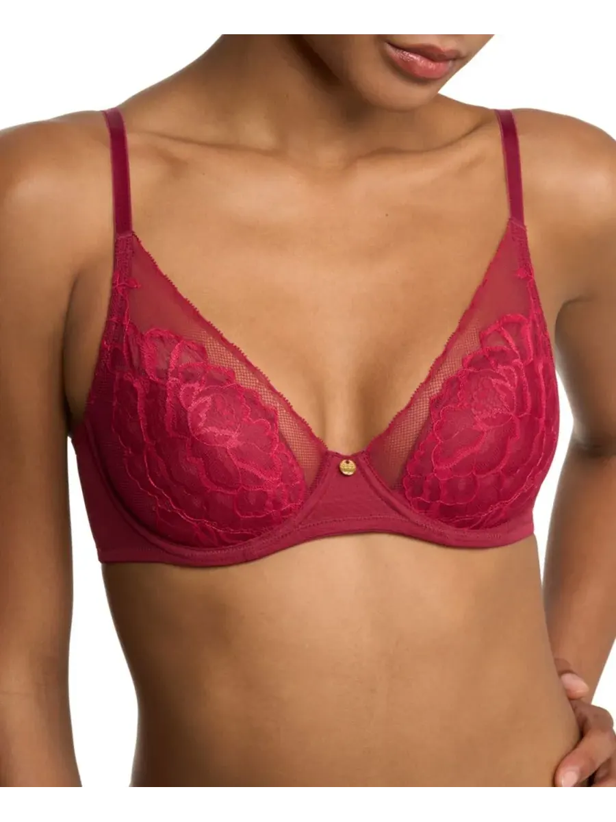 Женский бюстгальтер Flora Contour на косточках 721150 Natori — изображение 6 из 9, темный красный