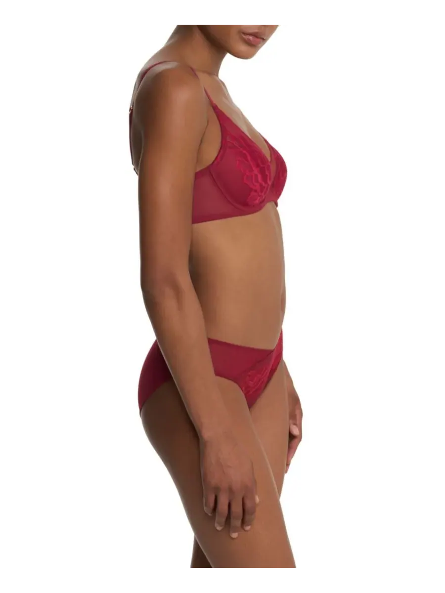 Женский бюстгальтер Flora Contour на косточках 721150 Natori — изображение 7 из 9, темный красный