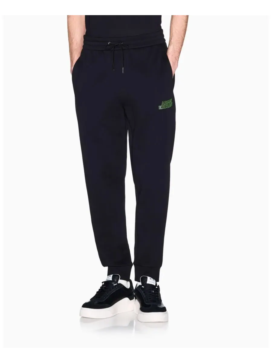 Мужские спортивные брюки из флиса с логотипом Elevated A|X Armani Exchange