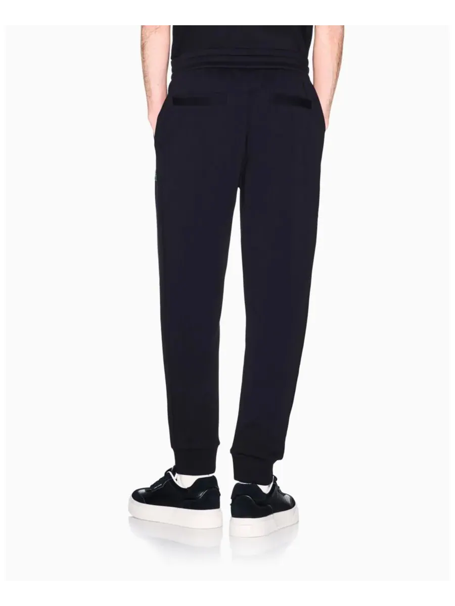 Мужские спортивные брюки из флиса с логотипом Elevated A|X Armani Exchange — изображение 3 из 5, черный