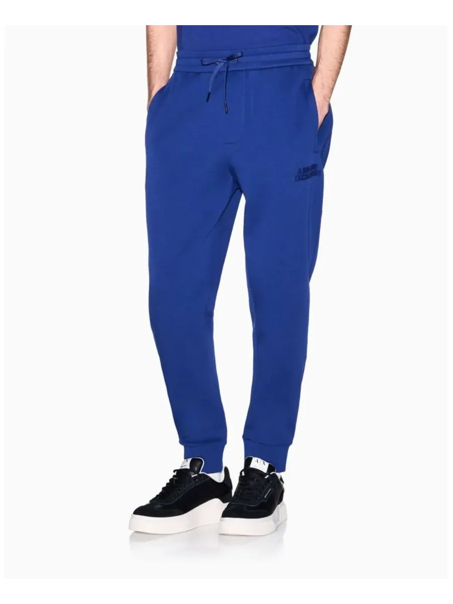Мужские спортивные брюки из флиса с логотипом Elevated A|X Armani Exchange