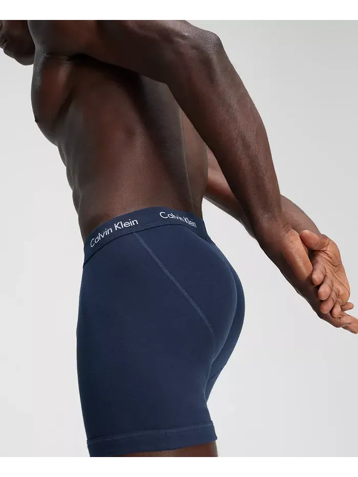 Мужские классические трусы-боксеры из хлопка, 5 штук Calvin Klein — изображение 7 из 7, белый