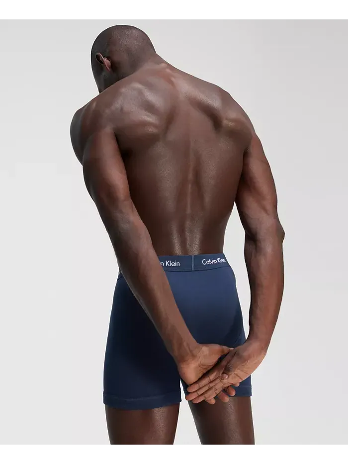 Мужские классические трусы-боксеры из хлопка, 5 штук Calvin Klein — изображение 5 из 6, белый