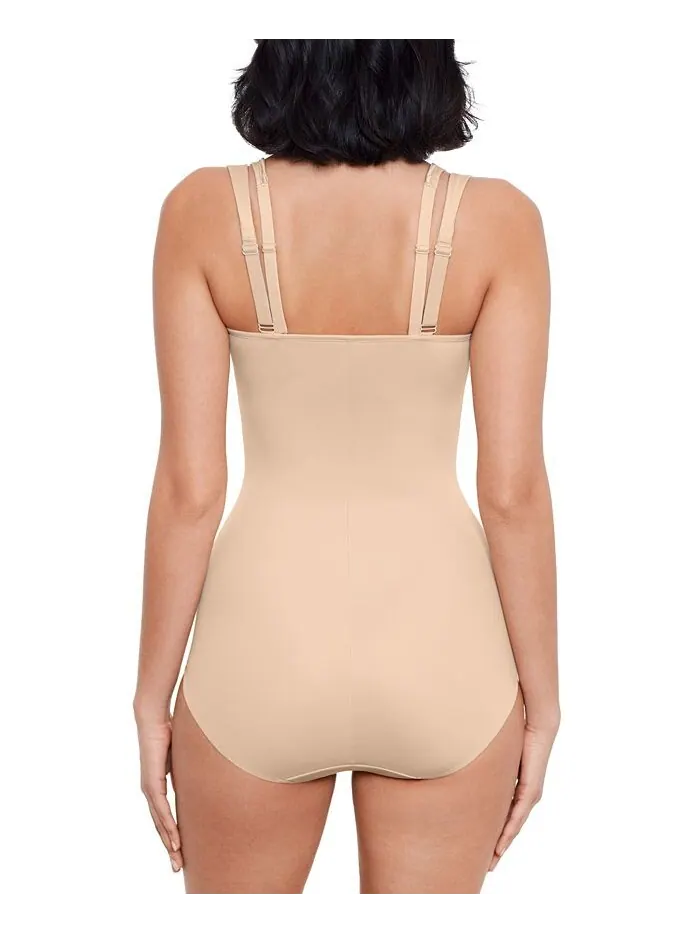 Женские боди-брифы Modern Miracle Torsette Miraclesuit — изображение 2 из 3, бежевый