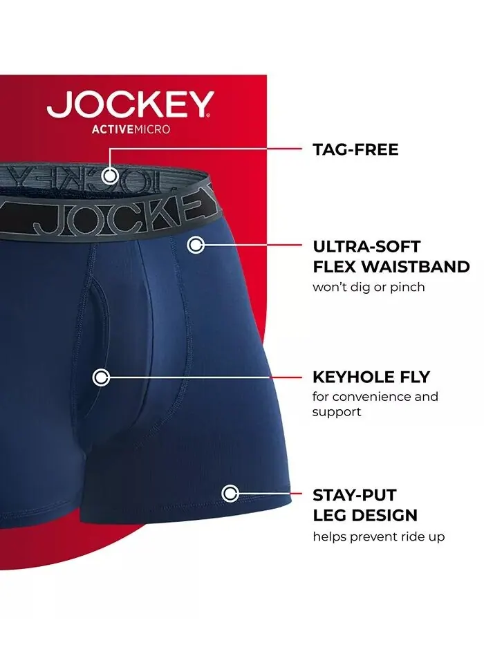 Мужские трусы Jockey — изображение 4 из 9, черный