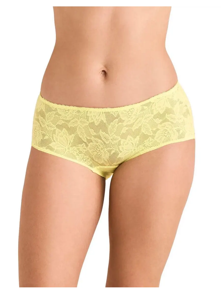 Женские короткие трусики Adore Me — изображение 1 из 4, светлый желтый