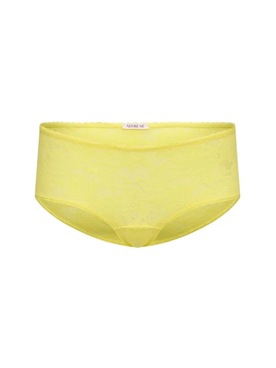 Женские короткие трусики Adore Me — изображение 4 из 4, светлый желтый
