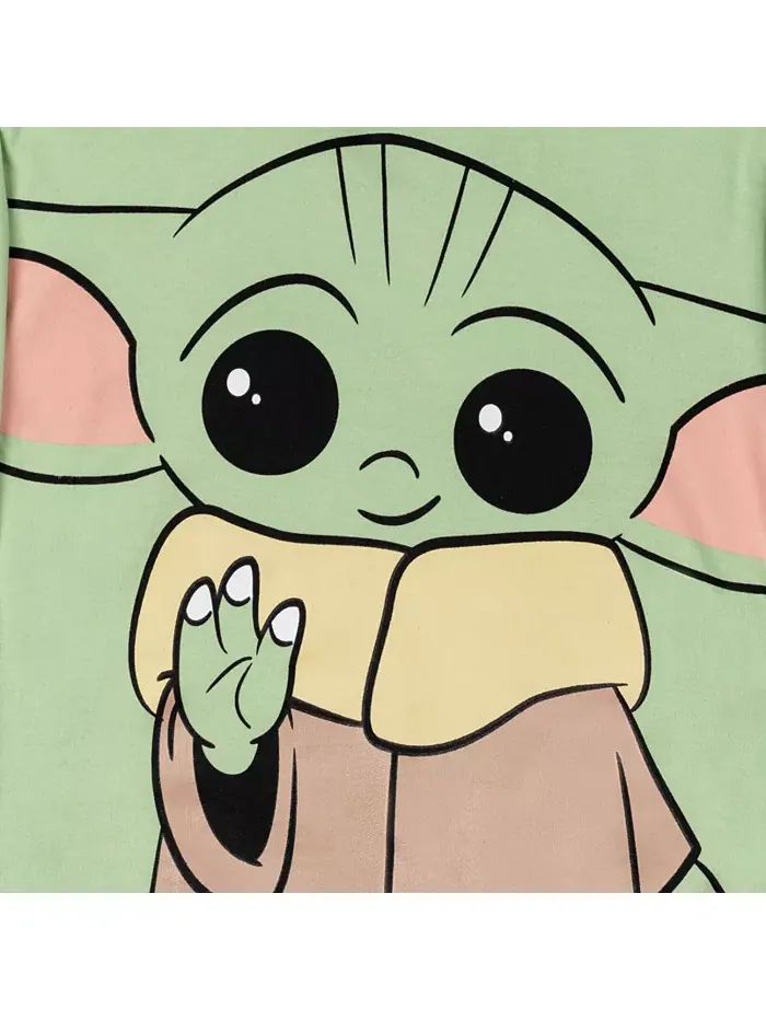 Толстовка с капюшоном Star Wars для мальчиков The Mandalorian Yoda Starwars — изображение 3 из 7, зеленый