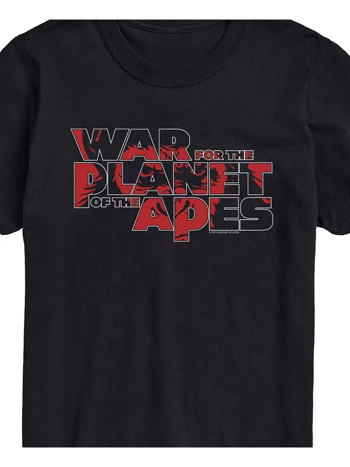 Мужская футболка с коротким рукавом War for the Planet of The Apes AIRWAVES — изображение 2 из 3, черный