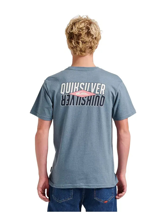 Мужская футболка Ride Side Up Quiksilver — изображение 1 из 2, синий