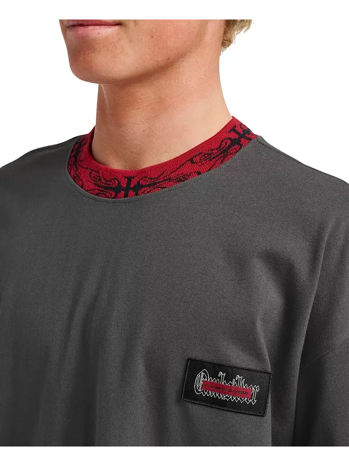 Мужская футболка с коротким рукавом Mercury Ringer Quiksilver — изображение 3 из 3, фантомный