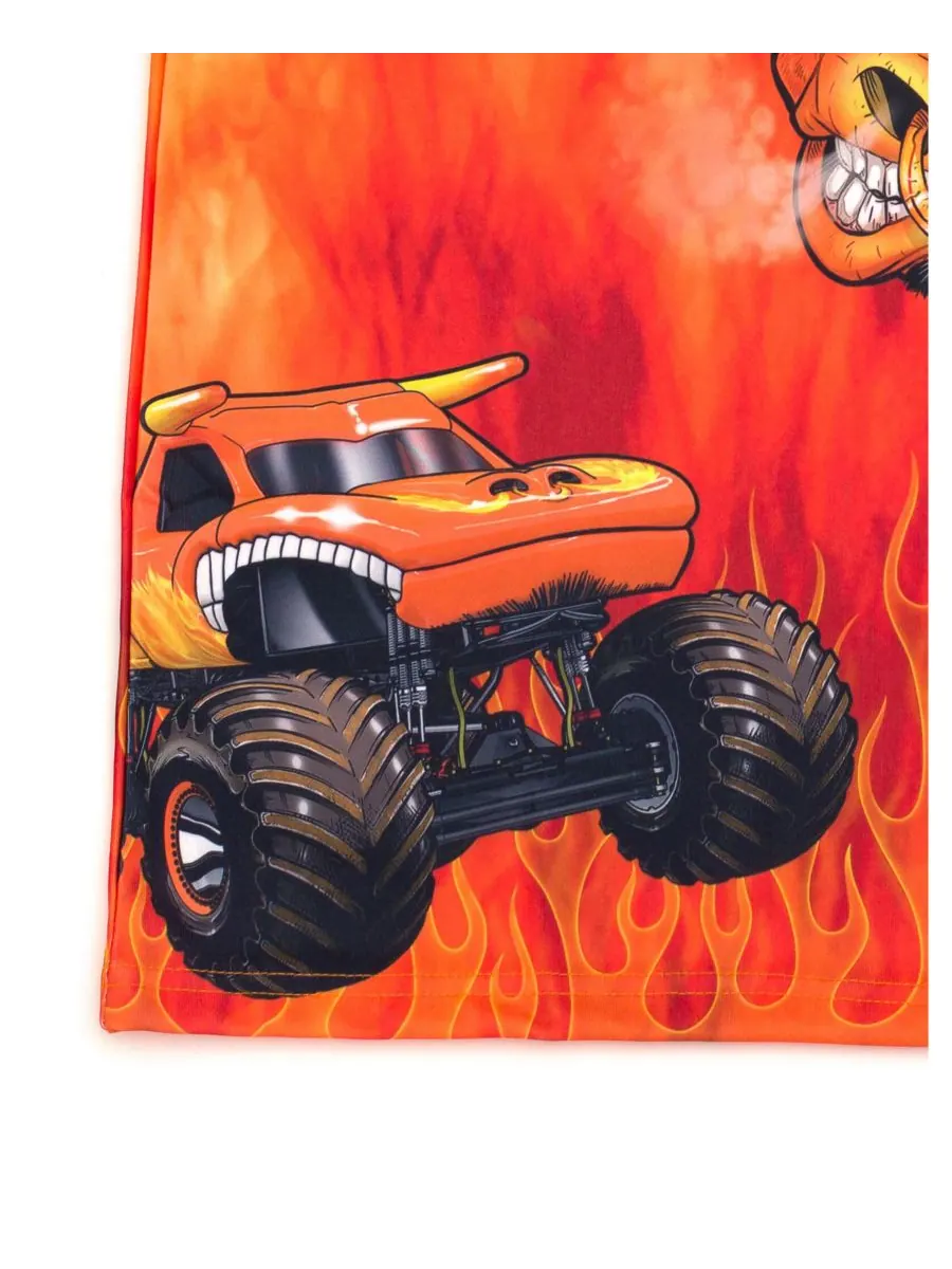 Детская футболка Monster Jam — изображение 4 из 5, оранжевый