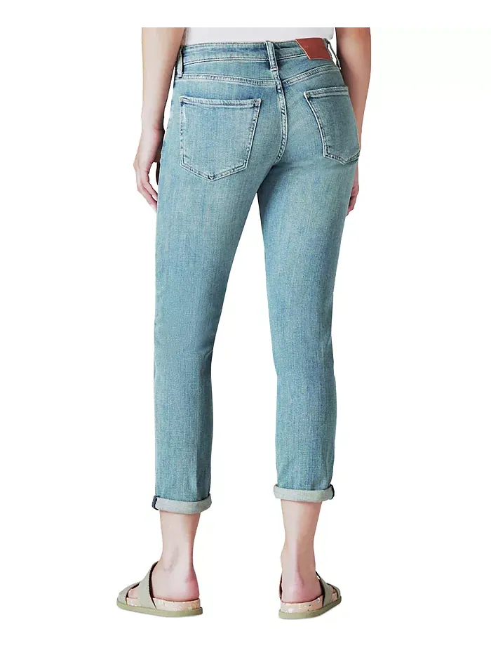 Узкие джинсы-бойфренды Sienna Lucky Brand — изображение 2 из 4, голубой