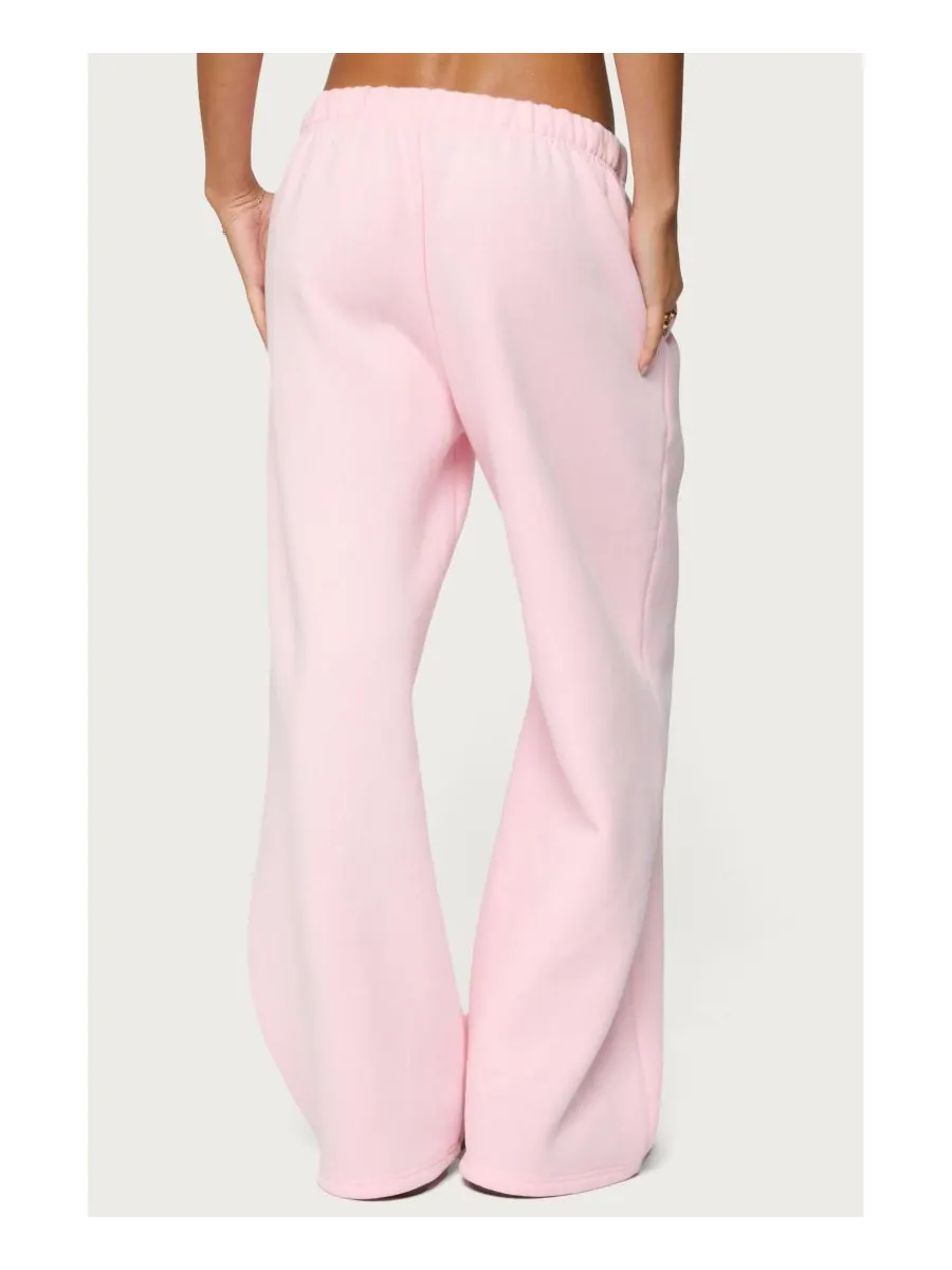 Женские спортивные штаны Love Wide Leg Edikted — изображение 2 из 5, розовый