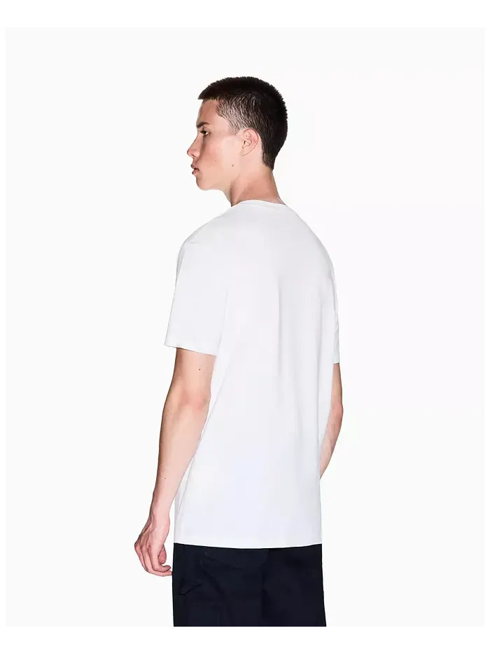 Мужская футболка Center AX с принтом A|X Armani Exchange — изображение 2 из 5, бежевый/бежевый