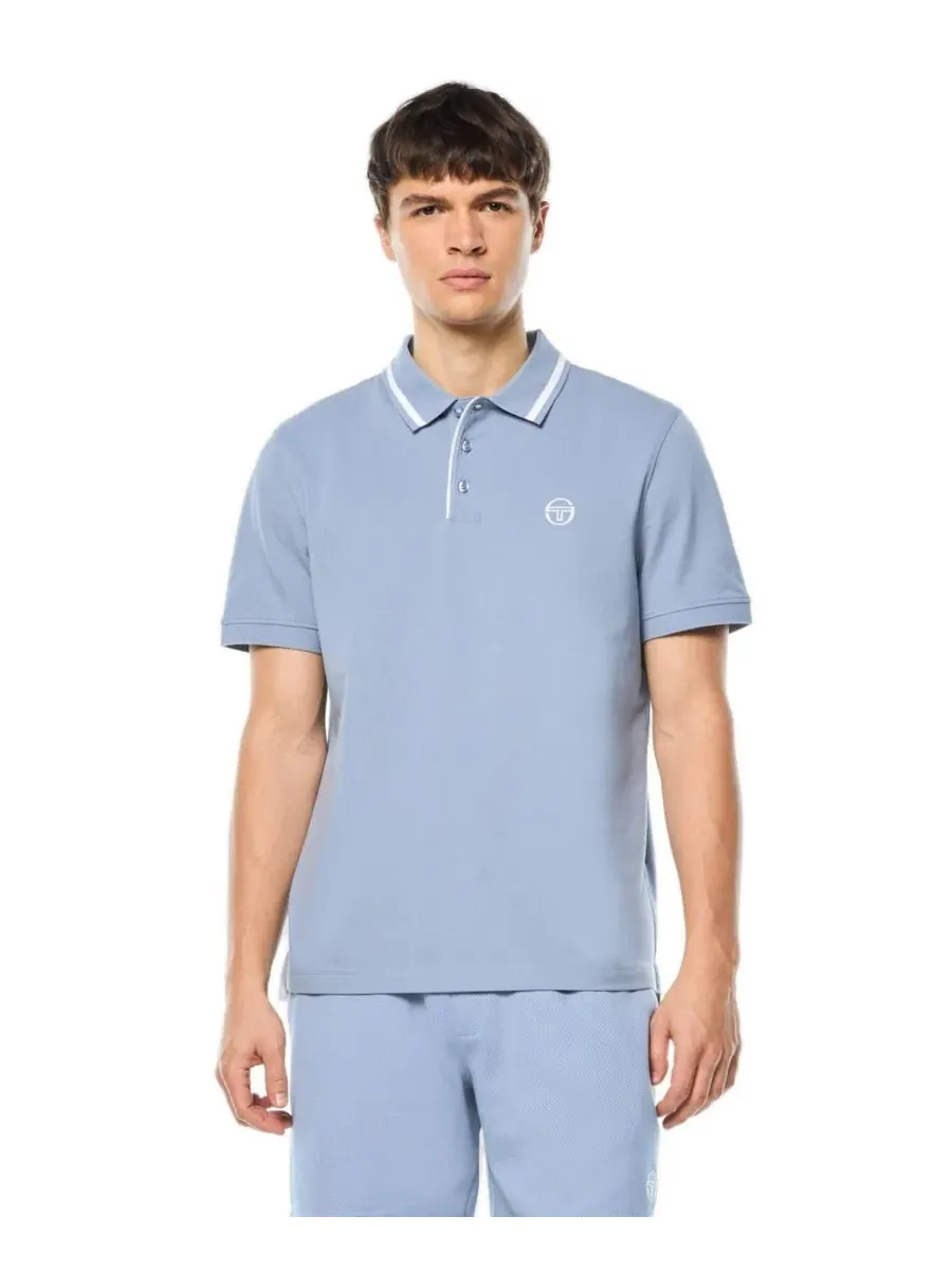 Поло с воротником и застежкой на 3 пуговицы Sergio Tacchini, Troposphere — изображение 1 из 4