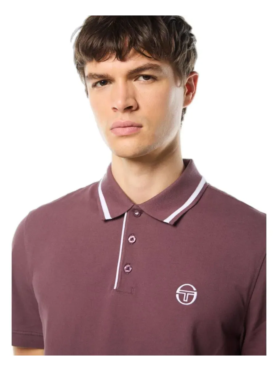 Мужское поло из техно-пике Sergio Tacchini, Agiato Polo — изображение 3 из 5, синий
