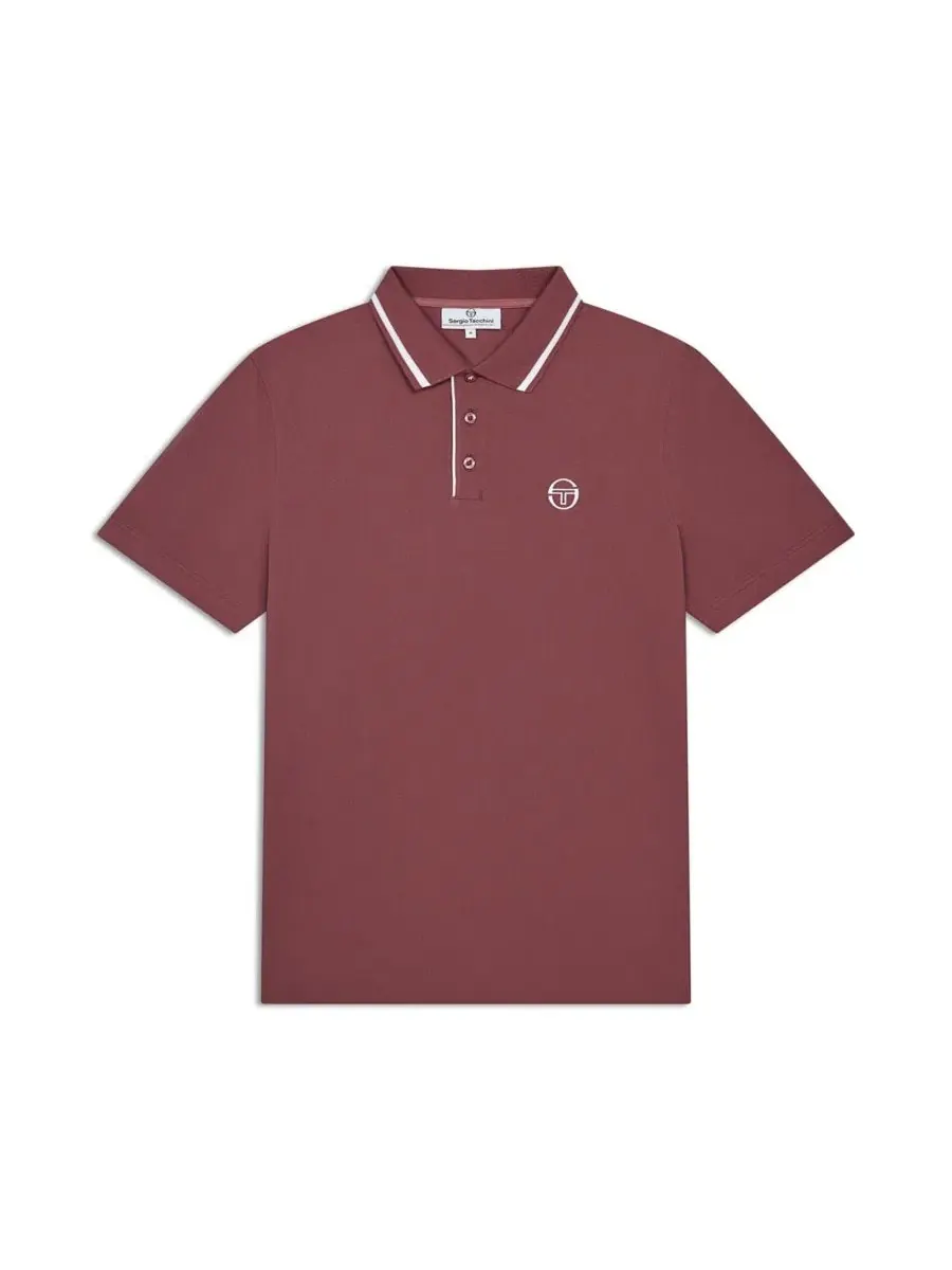 Мужское поло из техно-пике Sergio Tacchini, Agiato Polo — изображение 5 из 5, синий