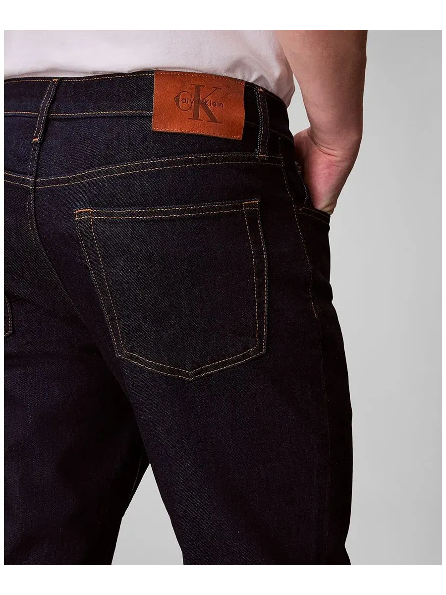 Джинсы slim fit из стрейч-денима Calvin Klein, Classic Rinse — изображение 5 из 6