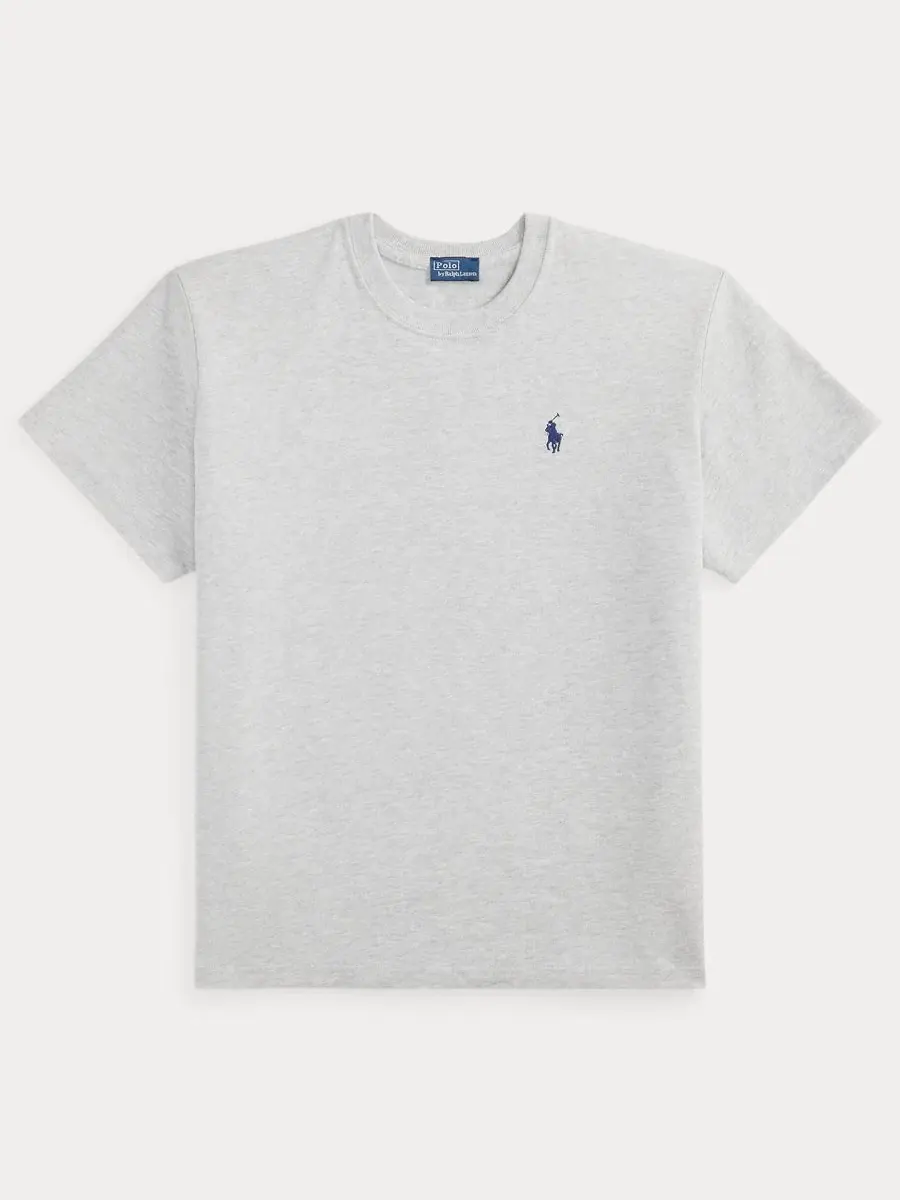 Футболка с принтом Polo Ralph Lauren — изображение 5 из 5, серый